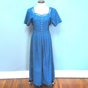 Erika Blue Maxi Dress